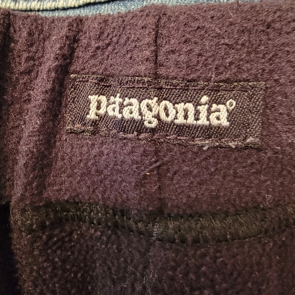 Patagonia HIgh Rise Fleece Wide Leg Pants Size L - Picture 7 of 7